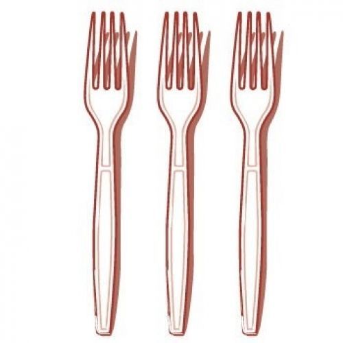 2503 Full Size Extra Heavy Forks Boxed-1000 pcs White