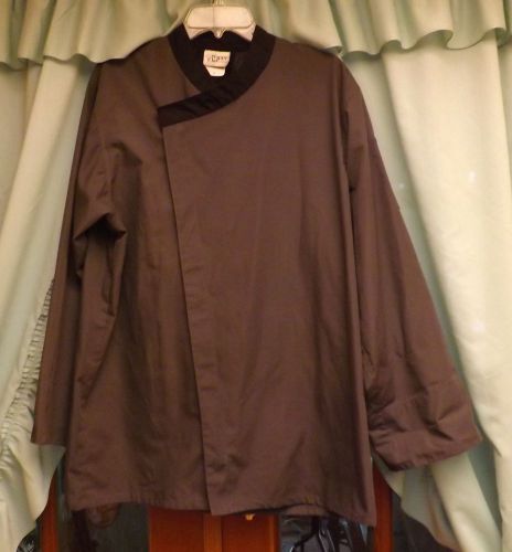 Happy Chef Professional Grey with Black Trim Chef Jacket-Size M-Preowned
