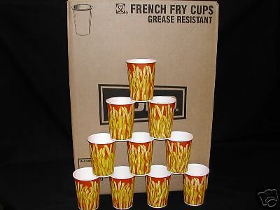 12 oz. French Fry Cups Case of 1000
