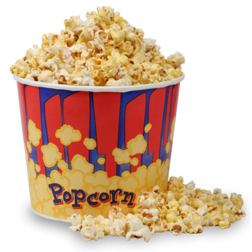 50 Count Movie Theater  Popcorn Bucket 85 Ounce (OZ) By Great Northern Popcorn