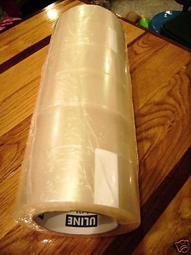 6 lot rolls uline industrial clear tape 2.0 mil 2&#034; x 110 yd s-423 shipping pack for sale