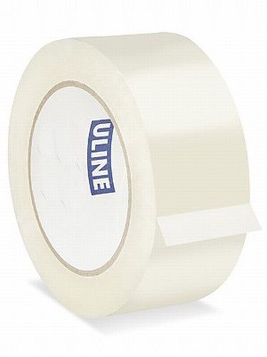 6 rolls uline industrial clear tape 2.0 mil 2&#034; x 110 yd for sale