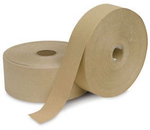 2,400 Feet - 4 Roll Pack -  Water Activated BROWN KRAFT PAPER TAPE