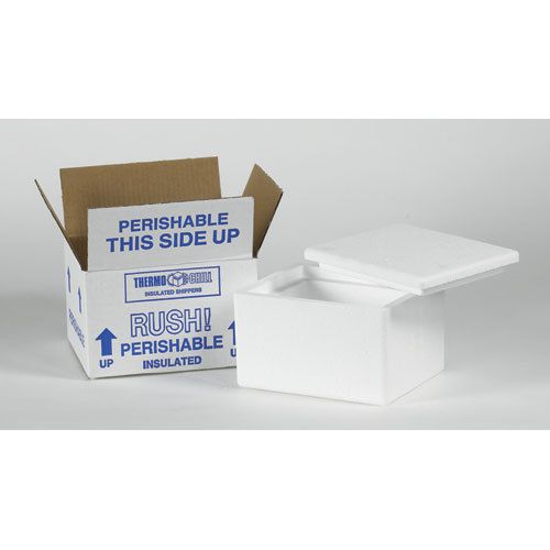 Box Partners 8&#034;x6&#034;x12&#034; Insulated Container. Sold as Case of 4