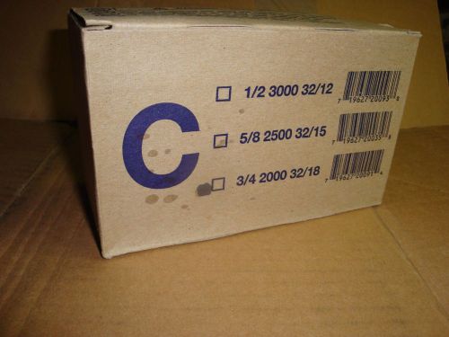 Carton closing staples 2,000  c 3/4&#034; 32/18 (1 1/4&#034; crown) for sale