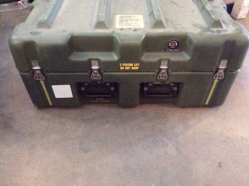 PELICAN-HARDIGG SINGLE LID MILITARY CASE - 33x14x25 Weighs 40 Pounds