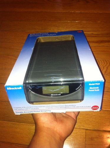Brecknell ps25 electronic postal scale 25lb grey brand new free s&amp;h! for sale