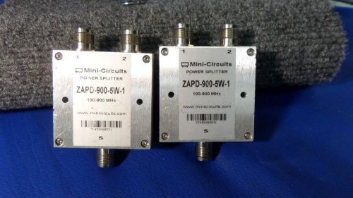 Lot of 2 Mini-Circuits Power Splitter  ZAPD-900-5W-1/ Combiner, 100-900 MHz