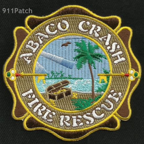 BAHAMAS - ABACO CRASH FIRE RESCUE FIREFIGHTER Patch Fire Department