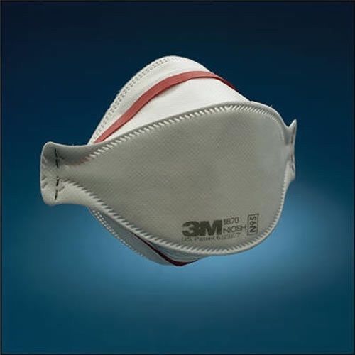 3M 1870 Box of 20 N95 $1.00 each OSHA Respirator GT500073009 Allergies Mask