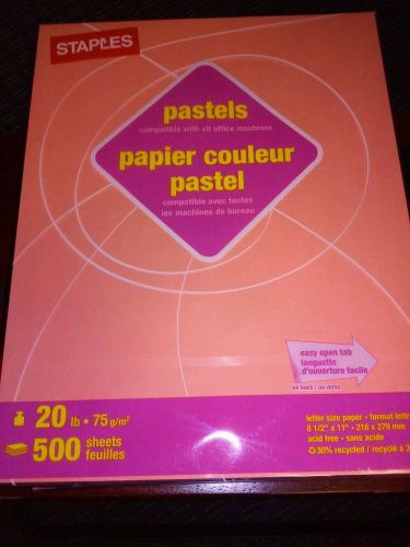 Salmon Pastel Copy Paper - 3 Reams