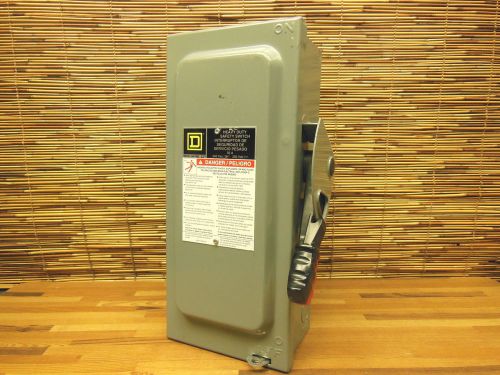 Square D Heavy Duty Safety Switch 240 VAC 30A H321N