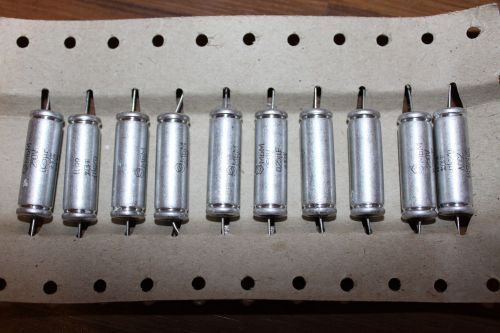 Capacitors 10 x MBM Aluminium Paper 250V 0.25uF NOS