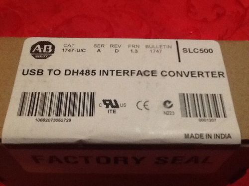 Allen Bradley USB DH485. Converter  1747 UIC