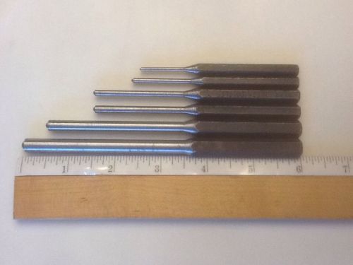 OLD FORGE ROLL PIN PUNCH SET ( SIX PC.)