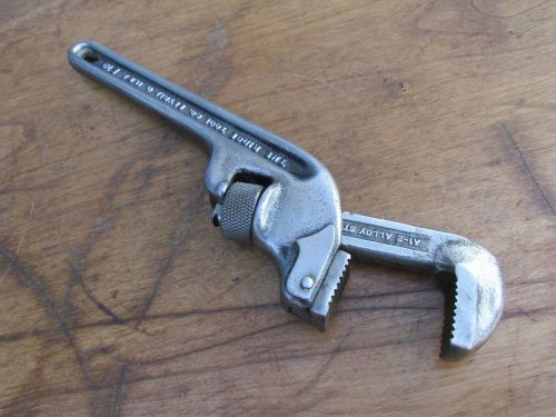 Ridgid e10 heavy duty end pipe wrench alloy steel jaws elyria ohio usa for sale