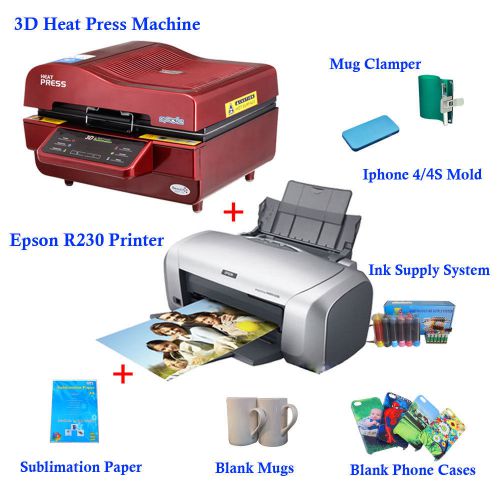 Multifunctional 3D Vaccum Heat Press Solution for Phone Cases and Mugs