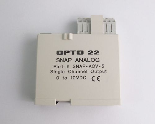 Opto 22 SNAP-AOV-5 Analog Voltage Output Module 10VDC