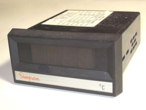 Simpson 24662 2871 Digital Panel Instrument Temperature Controller 0-200C 120V