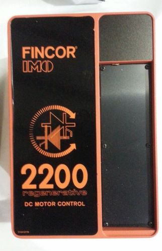 NEW! FINCOR 2200 REGENERATIVE DC MOTOR CONTROL 1/2HP w/ TYPE 1 ENCLOSURE