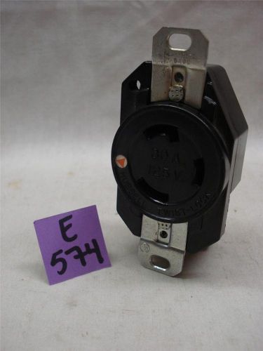 Hubbell Twist-Lock Receptacle,  125 Volt,  30 Amp
