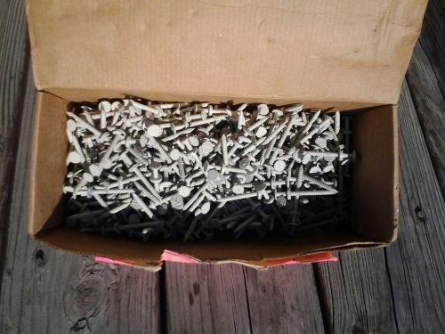 Metal roofing nails white 2&#034; galvanized with neoprene washer ring shank 5# for sale