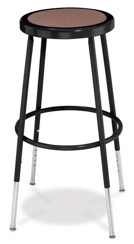 Adjustable height stool with round hardboard 24&#034; h - 33&#034; h for sale