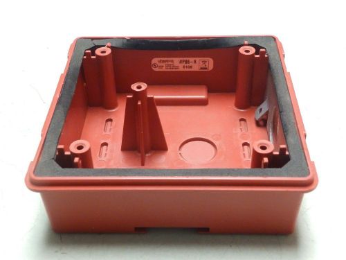 Cooper wheelock wpbb-r weatherproof backbox-red *free shipping* for sale