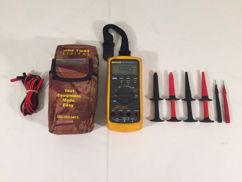 FLUKE 787 PROCESS METER / CASE/ LEADS / GOOD USED CONDITION!!!