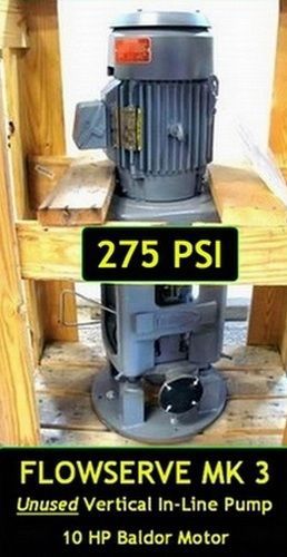 Flowserve mk3 - vertical inline pump - unused for sale