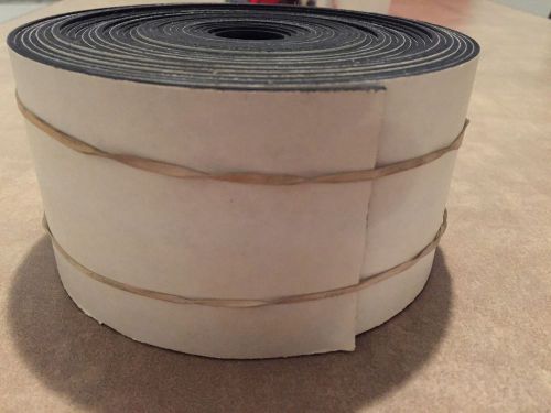 1/16&#034; thick neoprene rubber roll / sheet 3&#034; wide 25 ft. w psa for sale