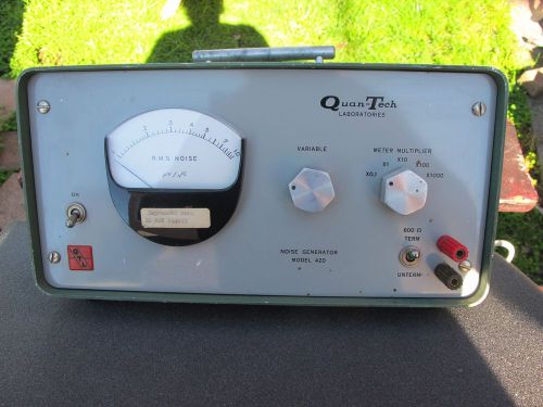 Noise Genorator, Quan-Tech Laboratories, Model 420