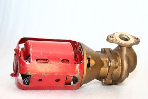 Bell &amp; gossett itt 100 bnfi bronze circulator pump dhw outdoor wood furnace for sale