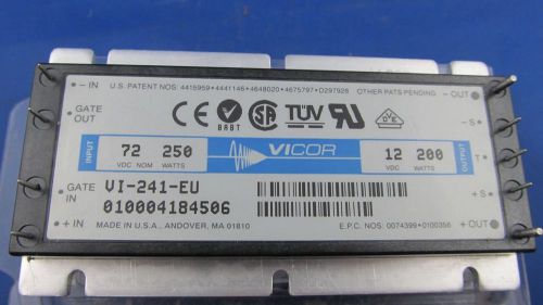 Vicor VI-241-EU DC-DC 72-12 Volt Converter 200 watts New