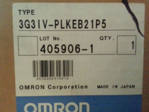 OMRON Brake Resistor 3G3-PLKEB21P5 20TH 50/60Hz New in Box