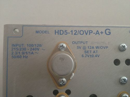 Condor HD5-12/OVP-A+G 5W DC power supply