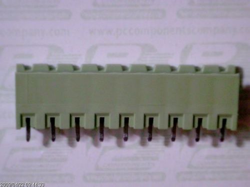5-pcs conn shrouded header hdr 9 pos 5.08mm solder st thru-ho mstbv2.5/9-g-5.08 for sale