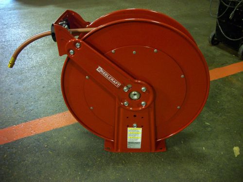 Reelcraft air hose reel 1/2&#034; x 75&#039; with spring return air / water for sale