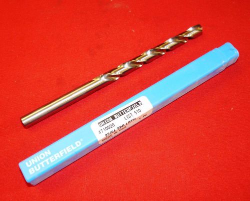 Union butterfield 4710020 27/64&#034; hss taper length drill bit  7.4&#034; oal usa made for sale