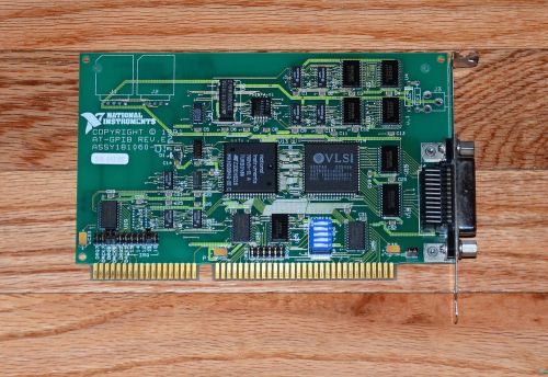 National Instruments 181060-01 Rev E2 AT-GPIB ISA 16Bit IEEE-488 PC Card