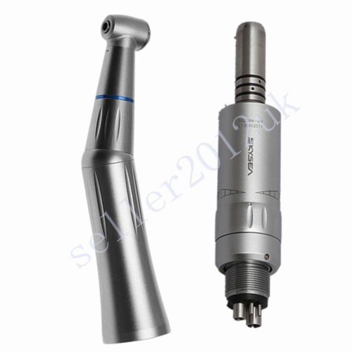Dental Low Speed Air Motor + Contra Angle Handpiece Inner Spray 4H KAVO Style