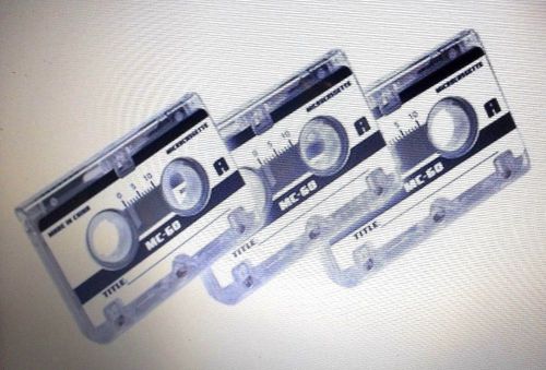 AXIS 58020 60-Minute Microcassette Tapes, 3 pk