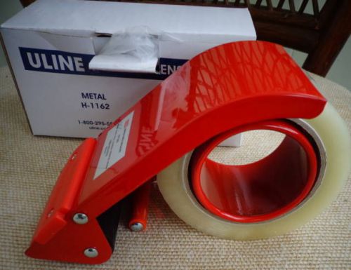 New compact hand held  metal uline 1/2 to 3 in. tape dispenser for sale