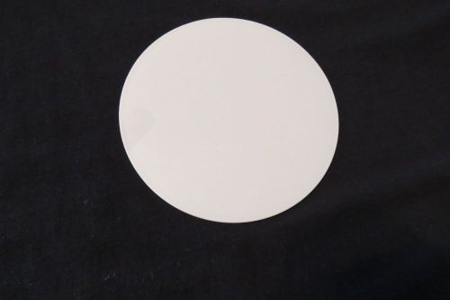 Large schott glass 6&#034; dia milky white opal round glass optic filter, .45&#034; thk for sale