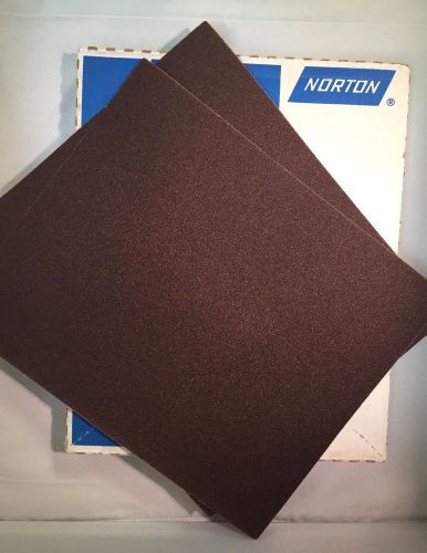 Norton #2066261126340 9X11 K225 80 Grit Lightning Metalite Emery Cloth Box of 25