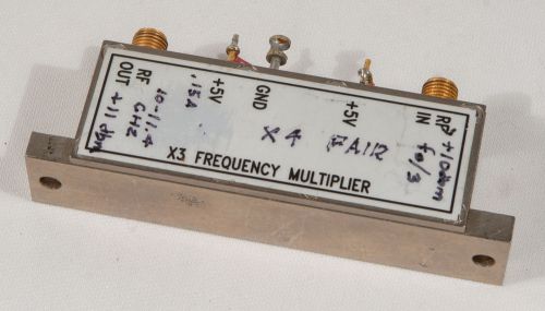 Frequency multiplier x3  +11 dbm  10-11.4 ghz cent - for sale