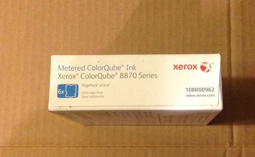Xerox Metered ColorQube Ink 8870 Series 108R00962 Cyan Brand New Factory Sealed