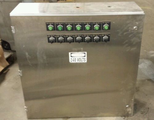 Stainless steel Enclosure 36x36x12 Chromalox Multi-Trace Controller