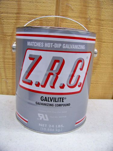 ZRC Galvilite Galvanizing Compound 1 Gallon 24 lbs 95% pure zinc metal
