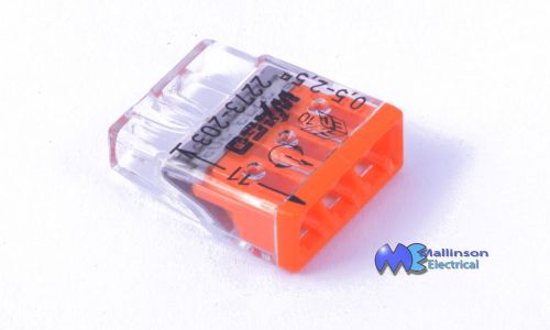 Wago 2273-203 3 way miniature push fit connector for sale